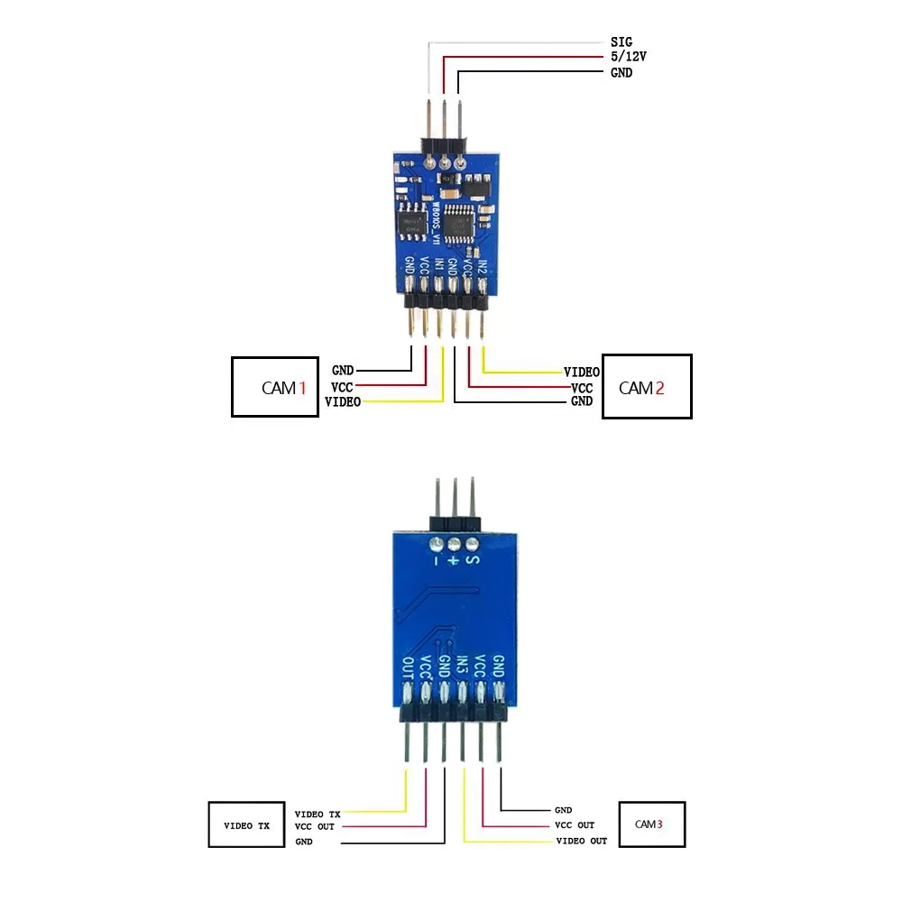 5.8G 3 채널 비디오 스위처 모듈 FPV 드론 UA - Fpv Drone Motor 리뷰 및 가격